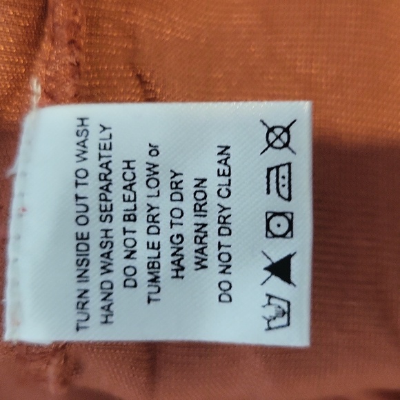 Tru Luxe Jeans Velvet Embroidered Blouse - Deep Rust - Picture 8 of 8